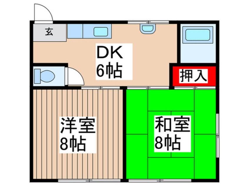 間取図 青木荘