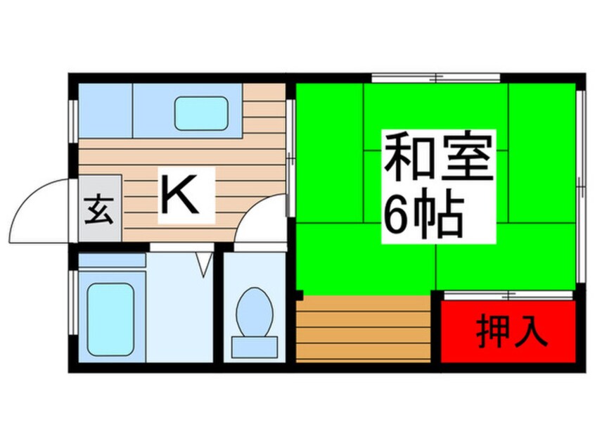 間取図 青木荘