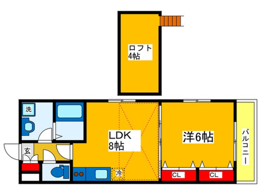 間取図 マリンハイツ