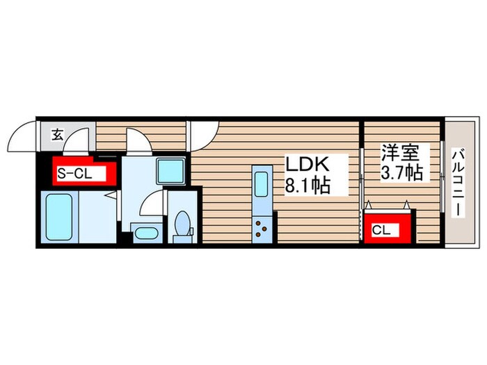 間取り図 リブリ・MORE１st