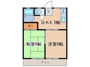間取図 ロスピック森戸