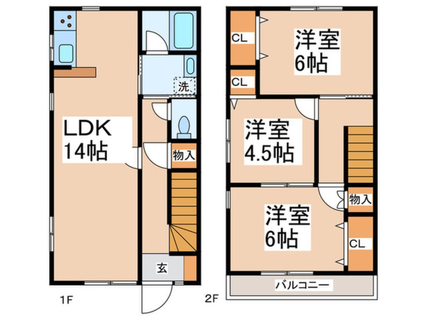 間取図 もみの木プレイスＢ