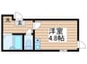 ゼネラルハイツ平井Ⅱ 1Rの間取り