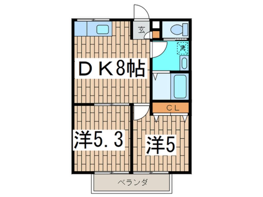 間取図 由比ガ浜コ－トハウス