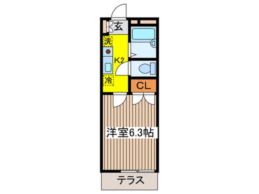 間取図 第Ⅱメゾン谷端