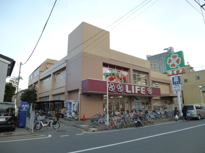 ライフ東向島店(スーパー)まで491m オープンブルーム東向島west