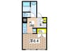 CASA　CALIENTE　ENOSHIMA 1Kの間取り