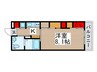 リブリ・クレイン柏 1Kの間取り