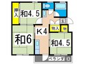 東芝杉田コーポ４号棟（433）の間取図
