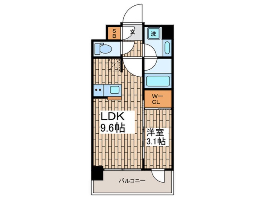 間取図 ルフォンプログレ西大井プレミア