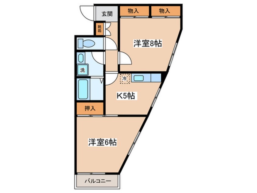 間取図 エステート武蔵野