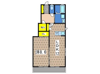 間取図 ハイツこうりょうⅡ