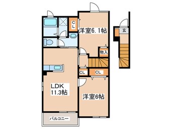 間取図 シャンメゾン