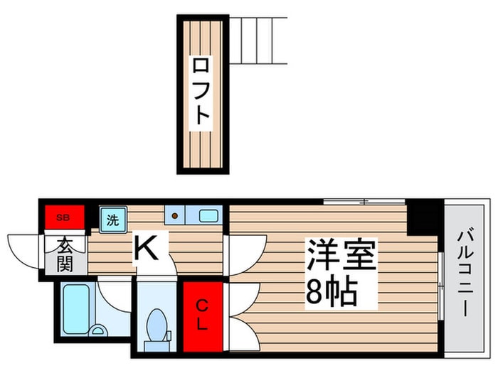 間取り図 フェリス蔵元