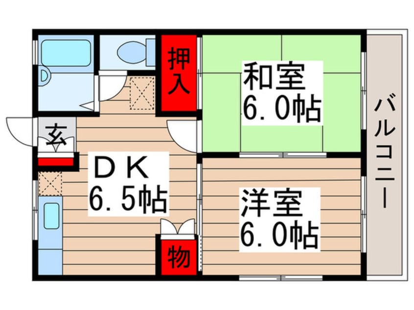 間取図 第２サンハイツ