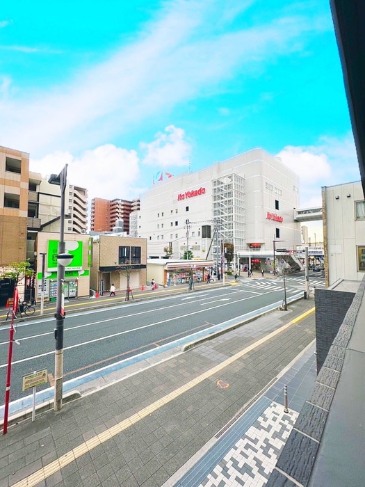 室内からの展望 ソライエアイル草加