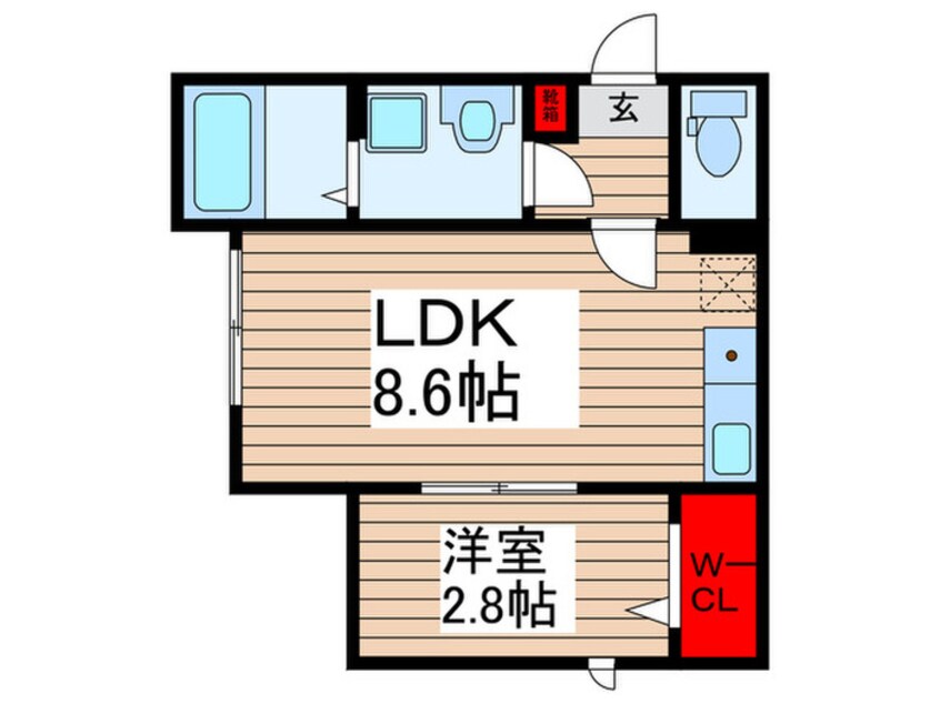 間取図 仮)KEIAI RESIDENCE せんげん台V
