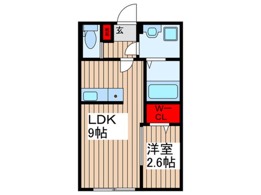 間取図 仮)KEIAI RESIDENCE せんげん台V