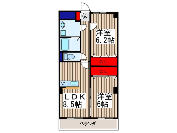 間取り図 ロ－ズパ－ク