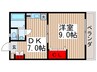 ステイツ高砂 1DKの間取り