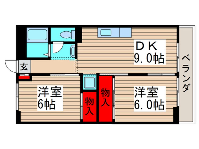 間取図 第２ラフィーネ