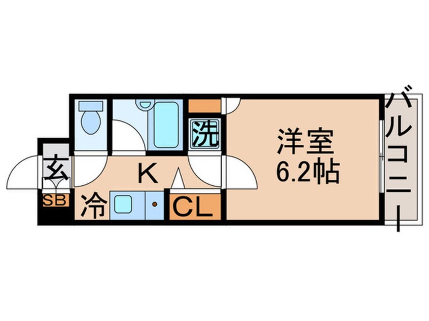 間取図 YGM日本橋兜町(1202)