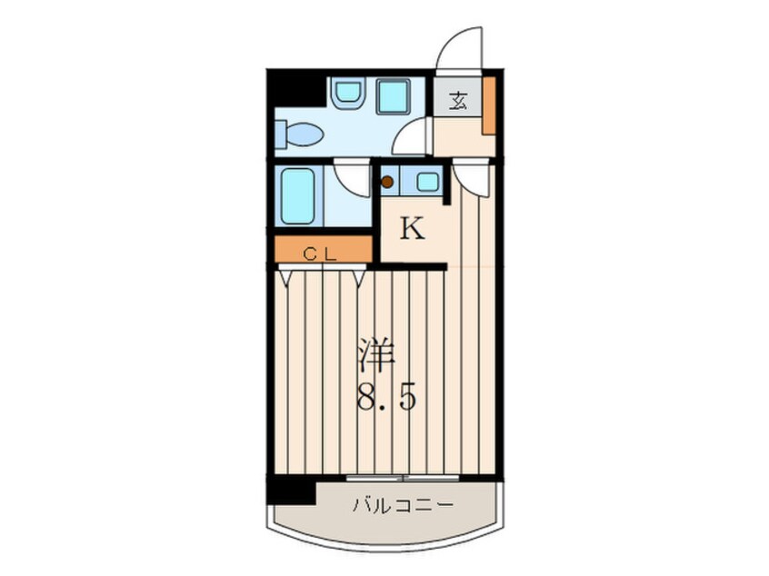 間取図 ティアラ恵比寿