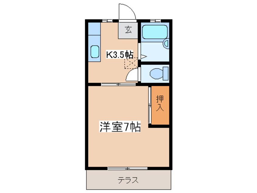 間取図 パレス三喜Ⅰ