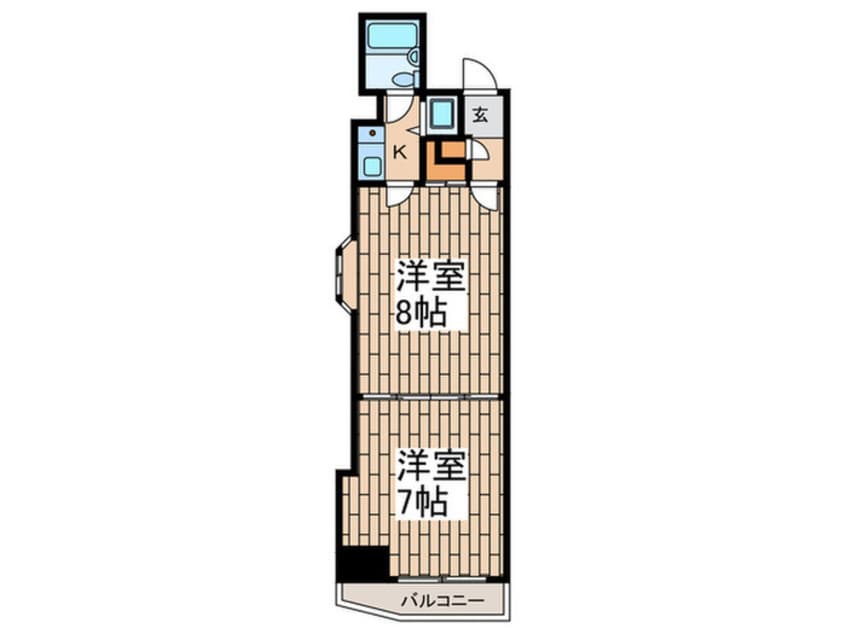 間取図 シ－サイドビラ鵠沼
