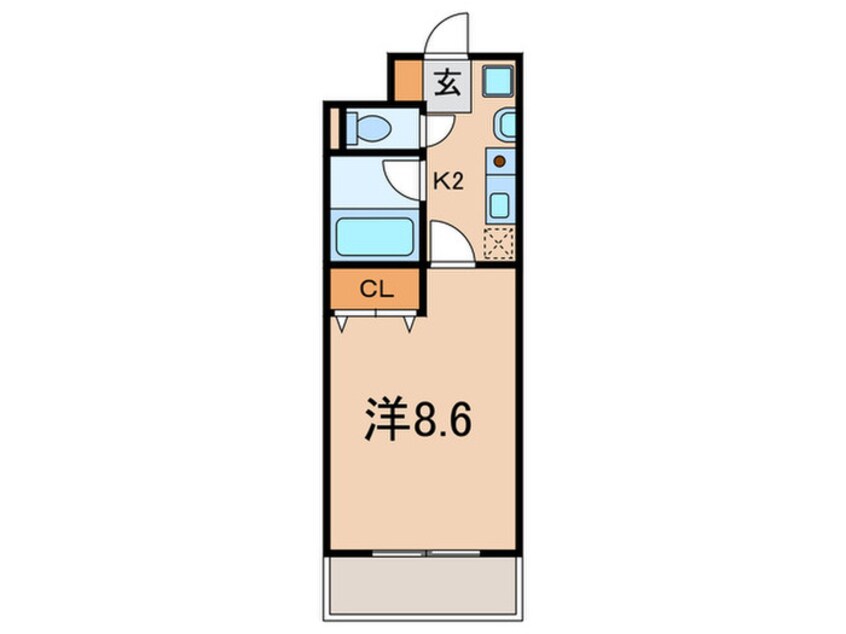 間取図 ベルージュ天空橋