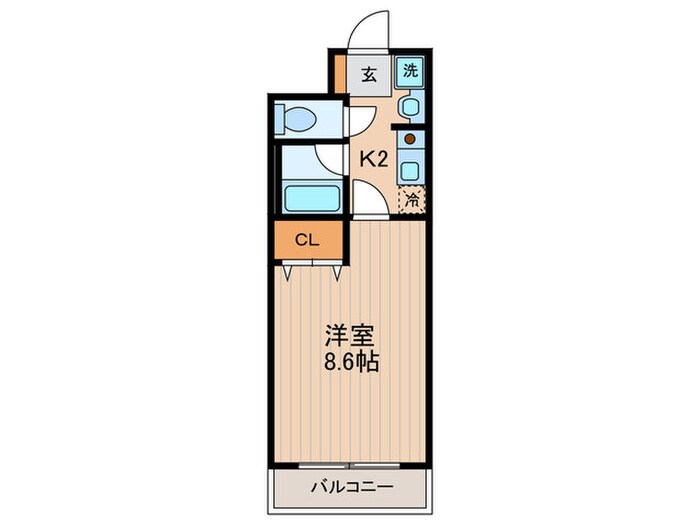 間取り図 ベルージュ天空橋