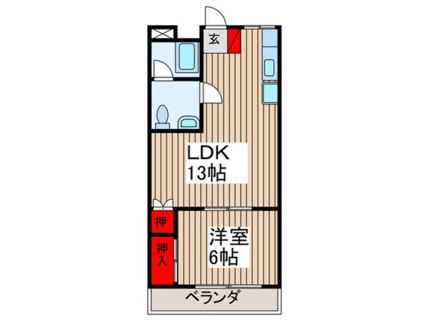 間取図 ダイヤモンドプラザ