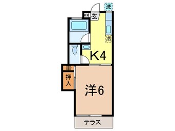 間取図 コ－ポ福岡