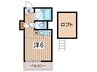 ロイヤルコ－ト天王町 1Rの間取り