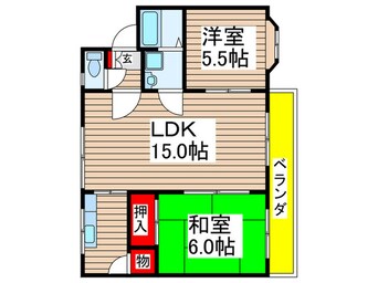 間取図 ハイム市原第一