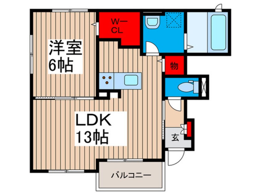 間取図 ラ・クレール