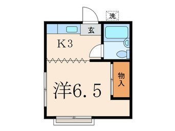 間取図 コ－ポ清水