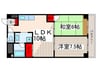 頼長レジデンス 2LDKの間取り