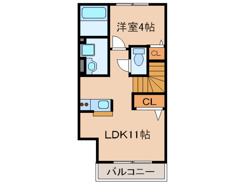 間取図 K house