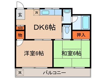 間取図 藤ハイツ