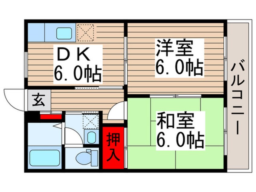 間取図 アイランドシャルム