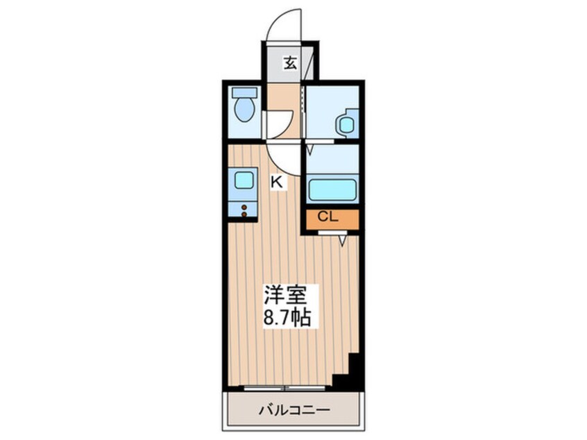 間取図 クリスタルハイツ１１