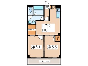 間取図 リバーサイド大澤