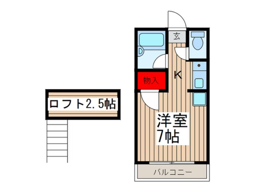 間取図 フローラハイム