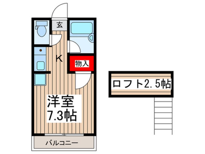 間取図 フローラハイム