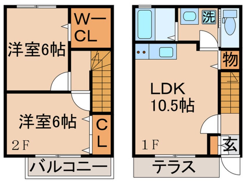 間取図 ジュ・マルティⅡ