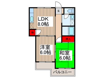 間取図 メゾン高砂