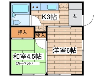 間取図 コスモハイツ