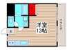 メゾン光大野 1Rの間取り