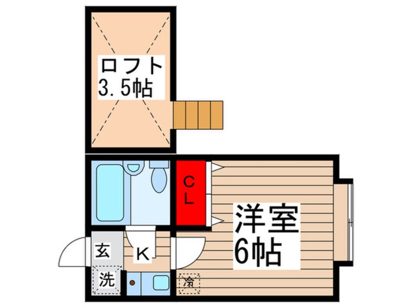 間取図 塩焼第3メゾン